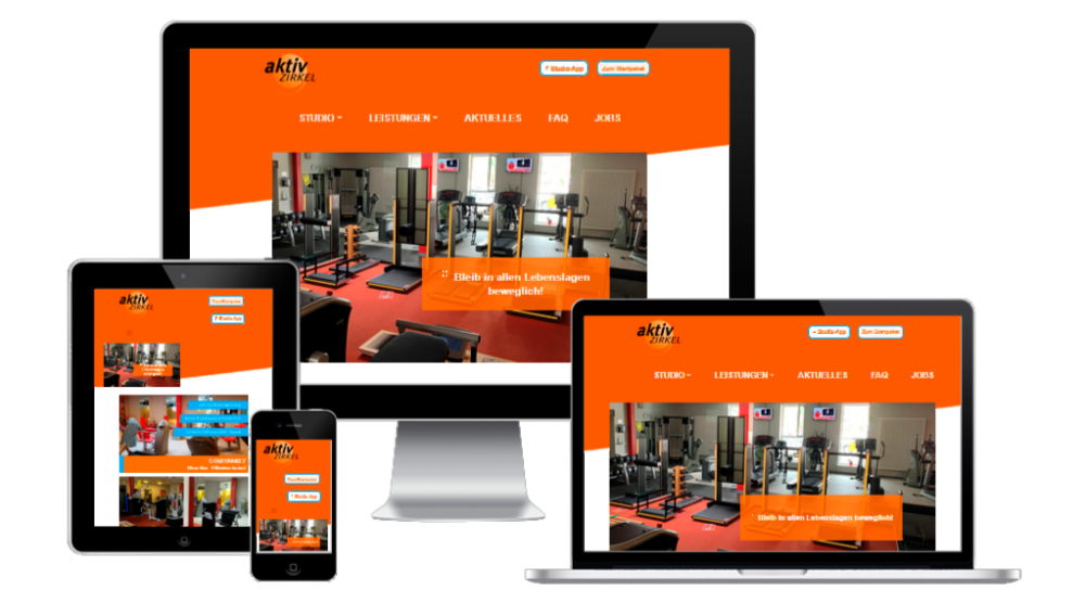 Webdesign für ein Fitness-Studio aus dem Donnersbergkreis