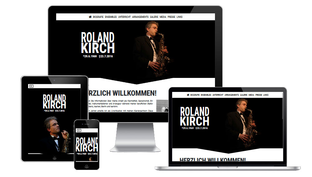 Screenshot der Website rolandkirch.de